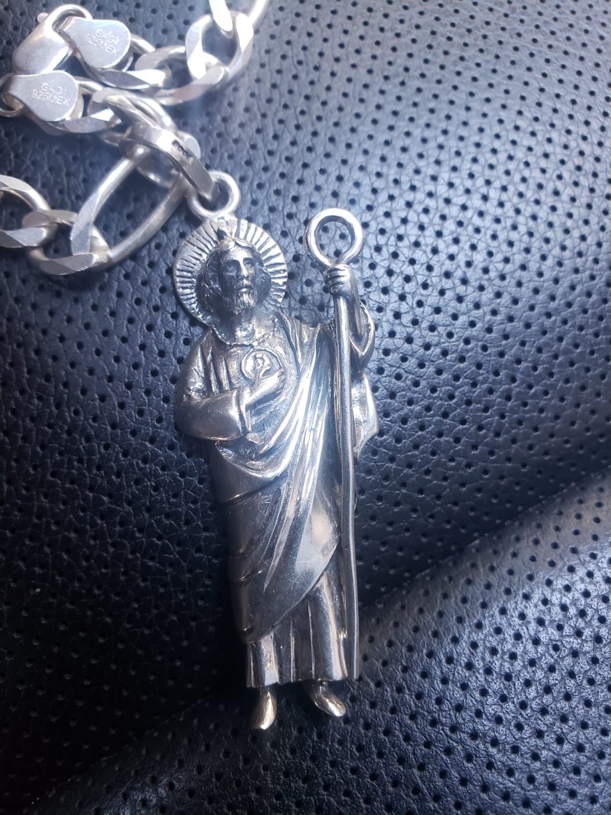 Silver chain, Cadena de plata 925 San Judas