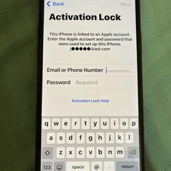Iphone X/XS [For parts](Icloud locked)