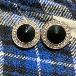 Pierced vintage earrings