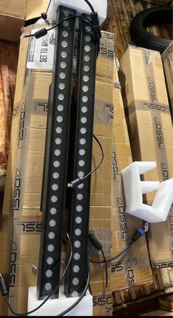 Dssl rgb light bars car wash with controller and cables