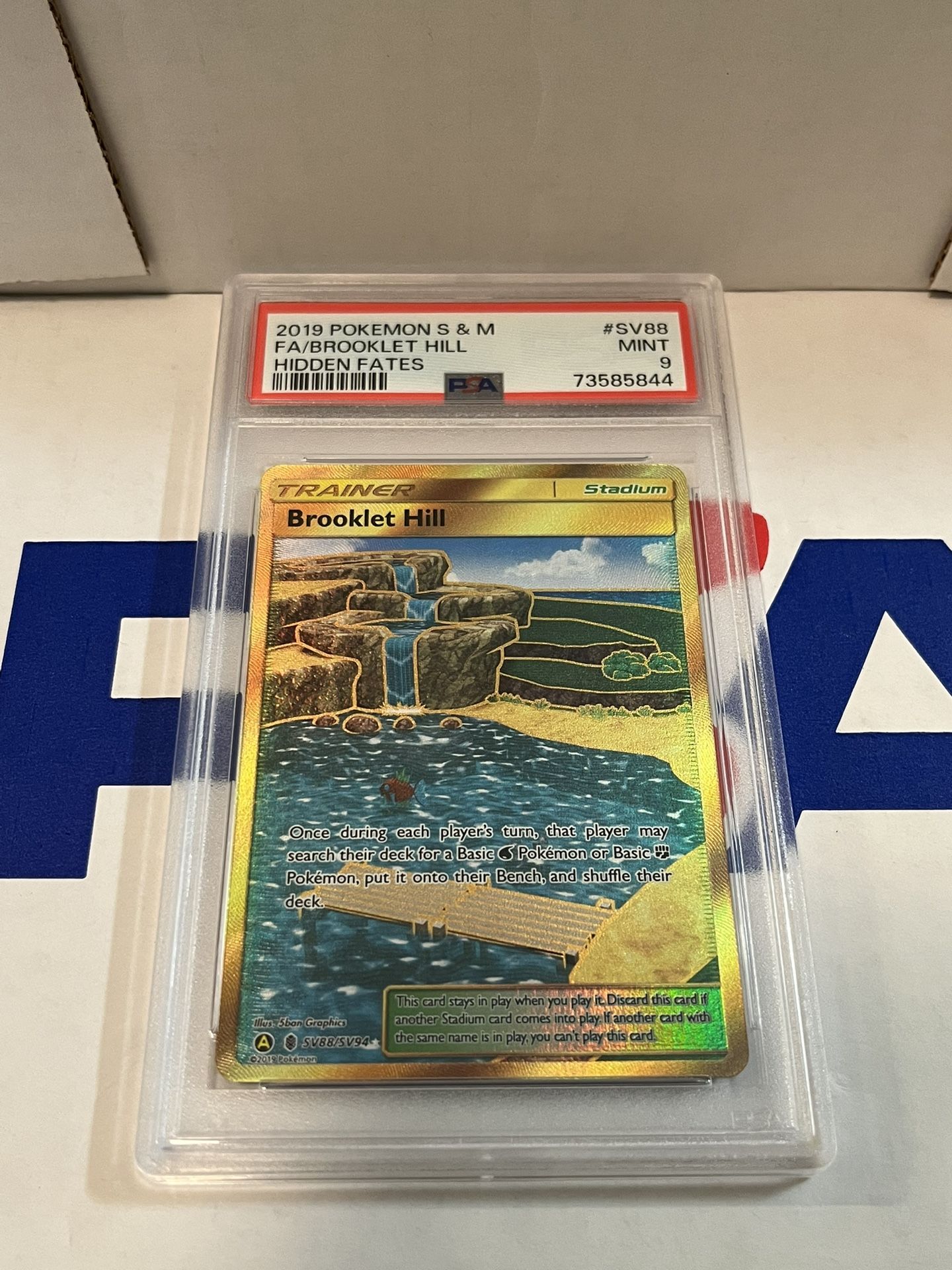 FA/BROOKLET HILL 2019 POKEMON PSA 9