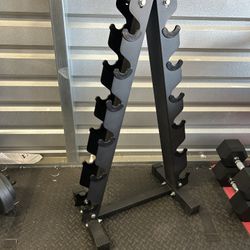 New “A” style rack for 6 pairs of dumbbells. New in box 📦 $65
