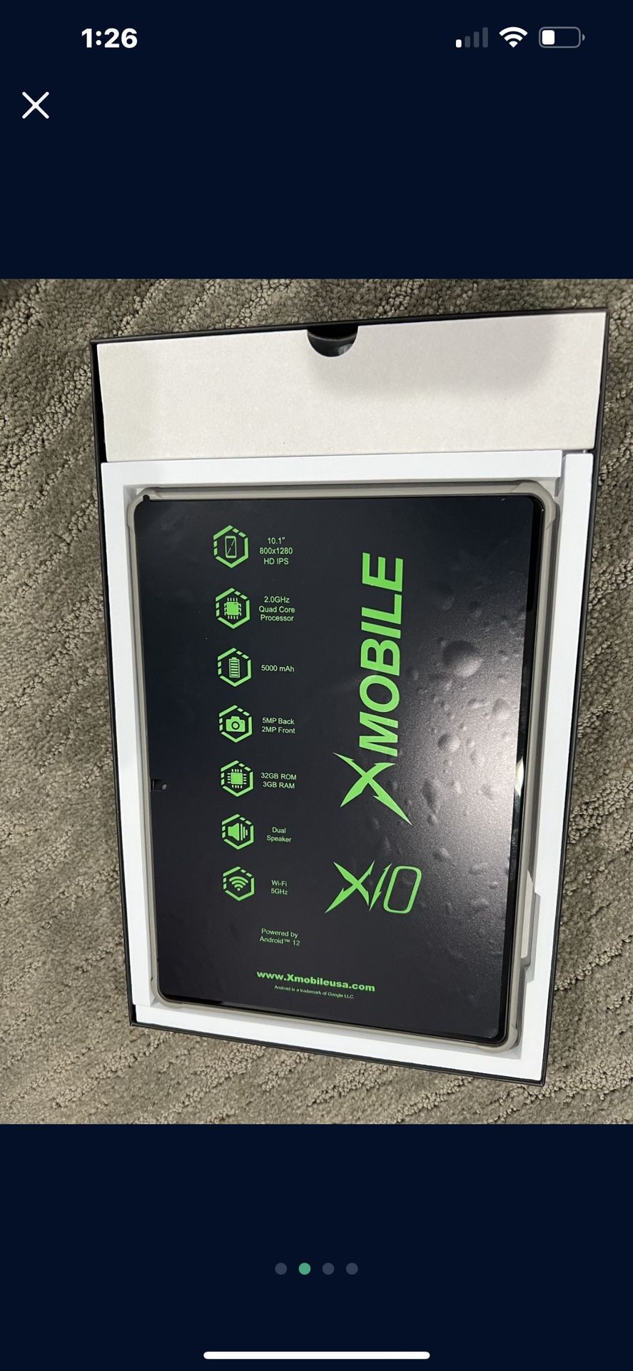 New tablet In Box