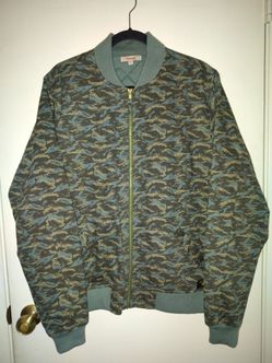 Diamond Supply Co. Green Bomber Jacket Sz M