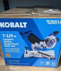 Kobalt 7-1/4in Compact Sliding Miter Saw