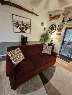 Lazyboy couch Ethan Allen end tables