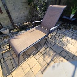 Two Chaise Lounges For Patio