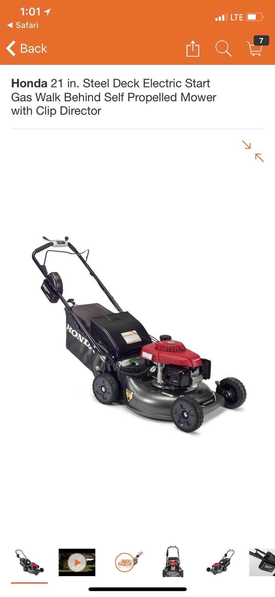 Honda lawn mower electric start