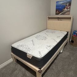 Twin Bed and Mattress 