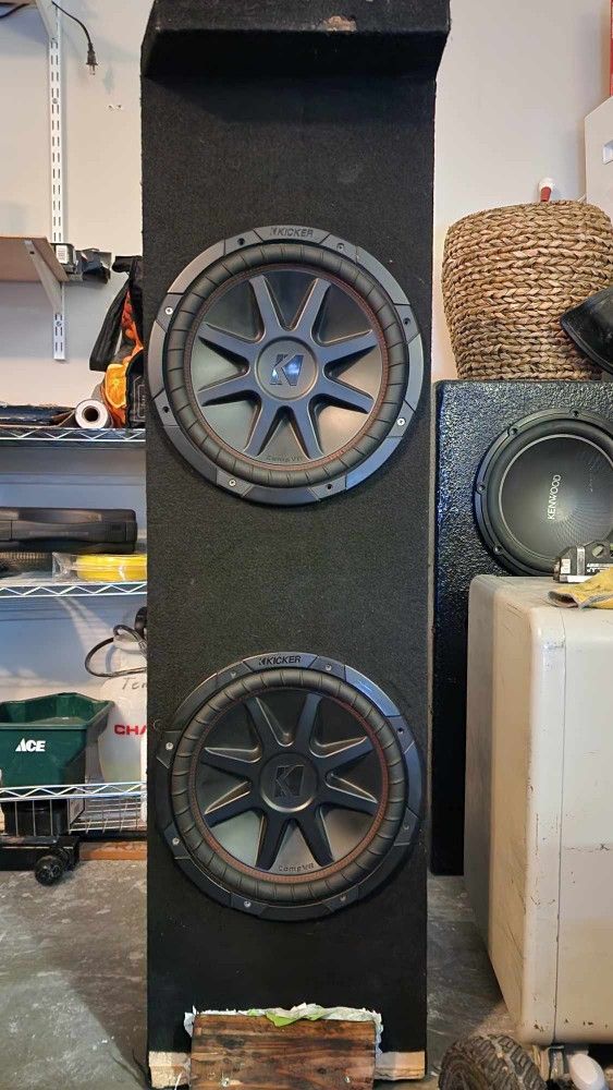 Kenwood 12" Sub, CompVr 12" Kicker, Sony Xplod 1200w Amp
