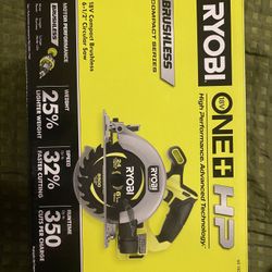 Circular Saw 6-1/2 Ryobi One +HP 