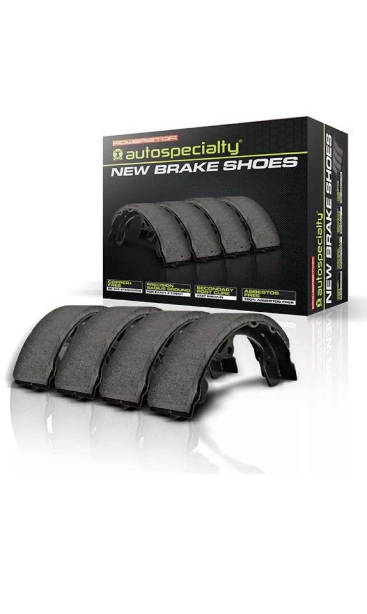 PowerStop B843 fits Jeep 06-10 Commander Rear Autospecialty Parking Brake Shoes