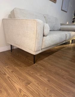 Matching Couch with Chair and Foot Rest / Ottoman