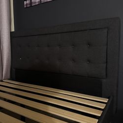 Bed frame W Brand new Mattress