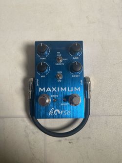 Horse Maximum Drive Guitar Overdrive Pedal (A1G012225)