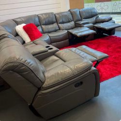 COMFY NEW MADRID RECLINING SECTIONAL SOFA ON SALE ONLY $1499. IN STOCK SAME DAY DELIVERY 🚚 EASY FINANCING 