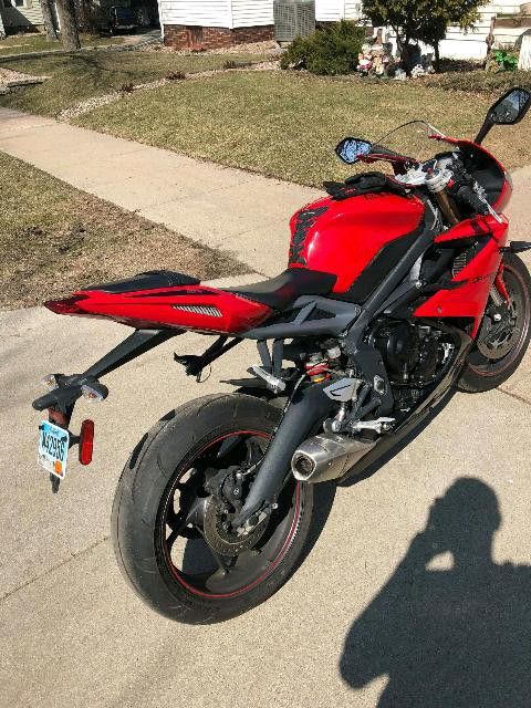 2013 675 triumph daytona motor cycle