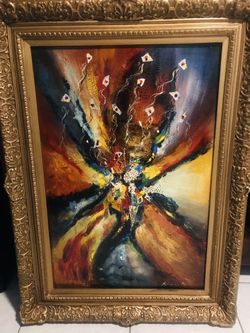 Oil Painting On Canvas By Local Artist