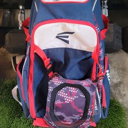Easton - Walkoff Elite, Red, White, And Blue Baseball Bag