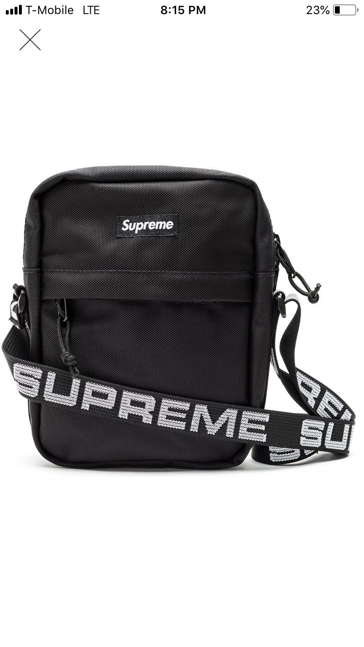 Supreme Shoulder Bag SS18 Black