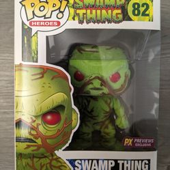 Swamp Thing Funko Pop (Flocked)