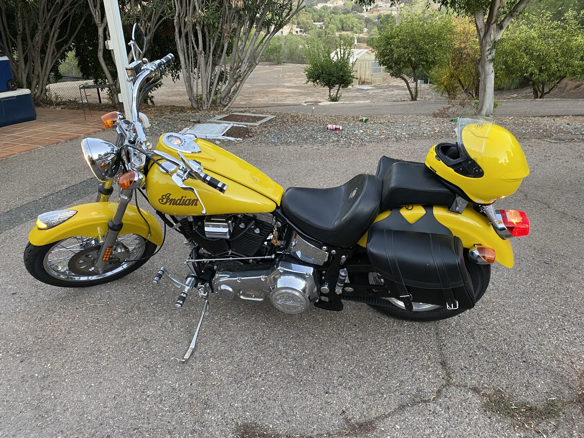 2001 Yellow Indian Scout 