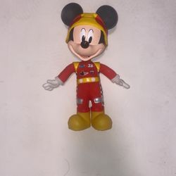 mickey mouse nascar doll vinyl head  