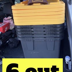 27 Gallons Storage Bins $11 Each