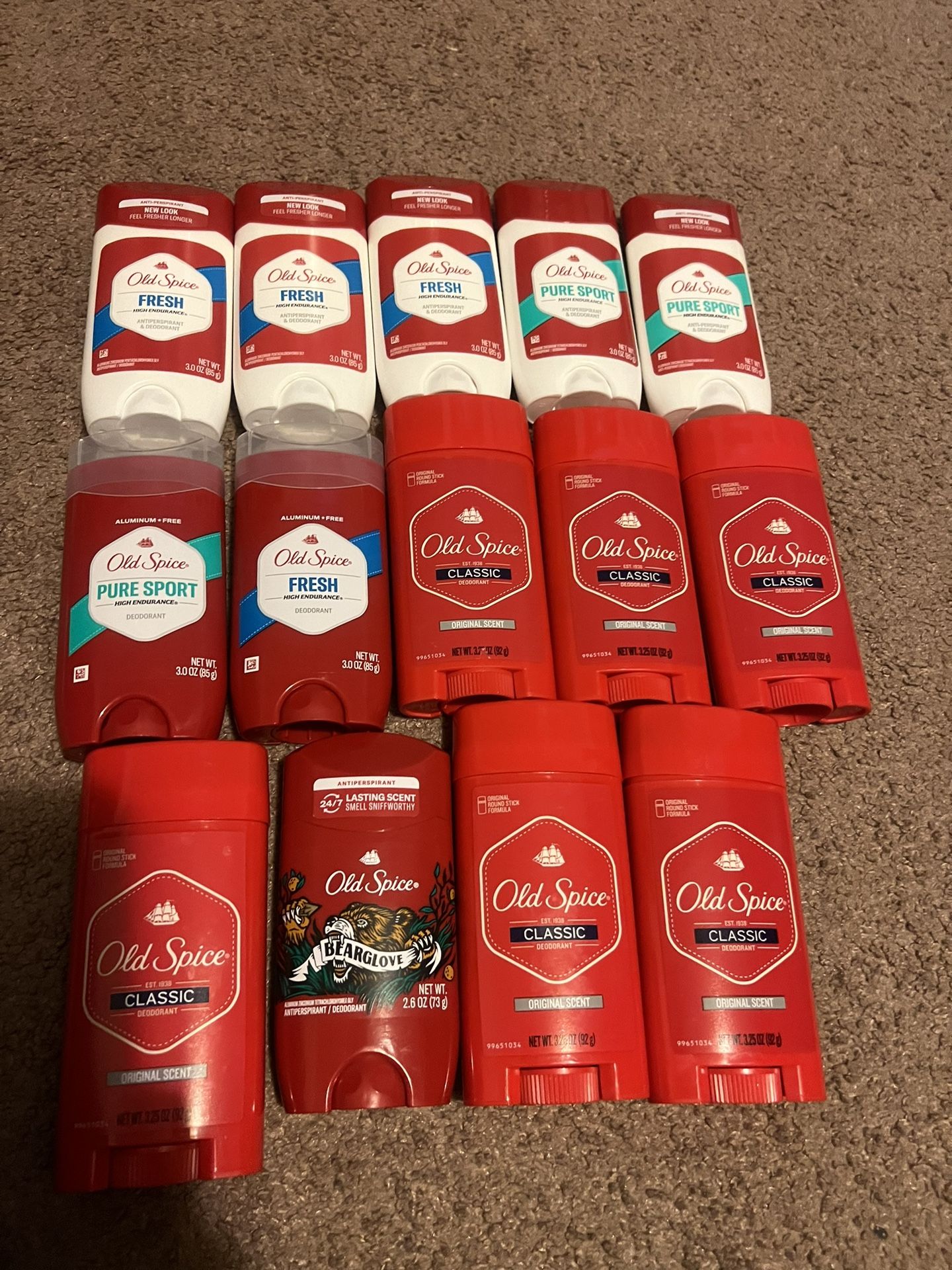 Old Spice Deodorant $2.50 Each