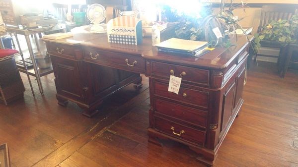 Antique Partners Desk For Sale In Wylie Tx Offerup