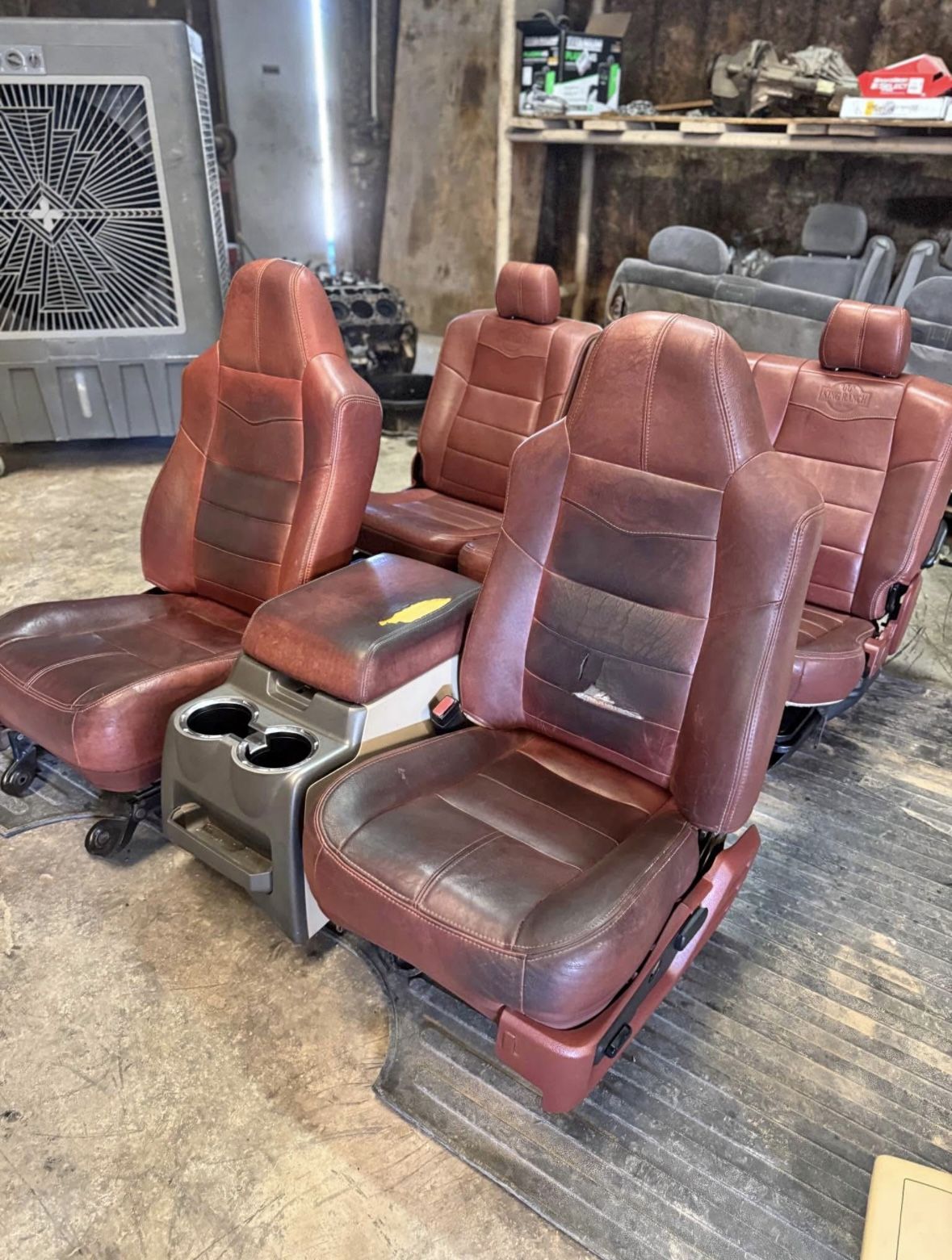 ford f250 f350 king ranch seats w console
