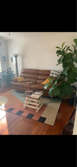 Leather sofa