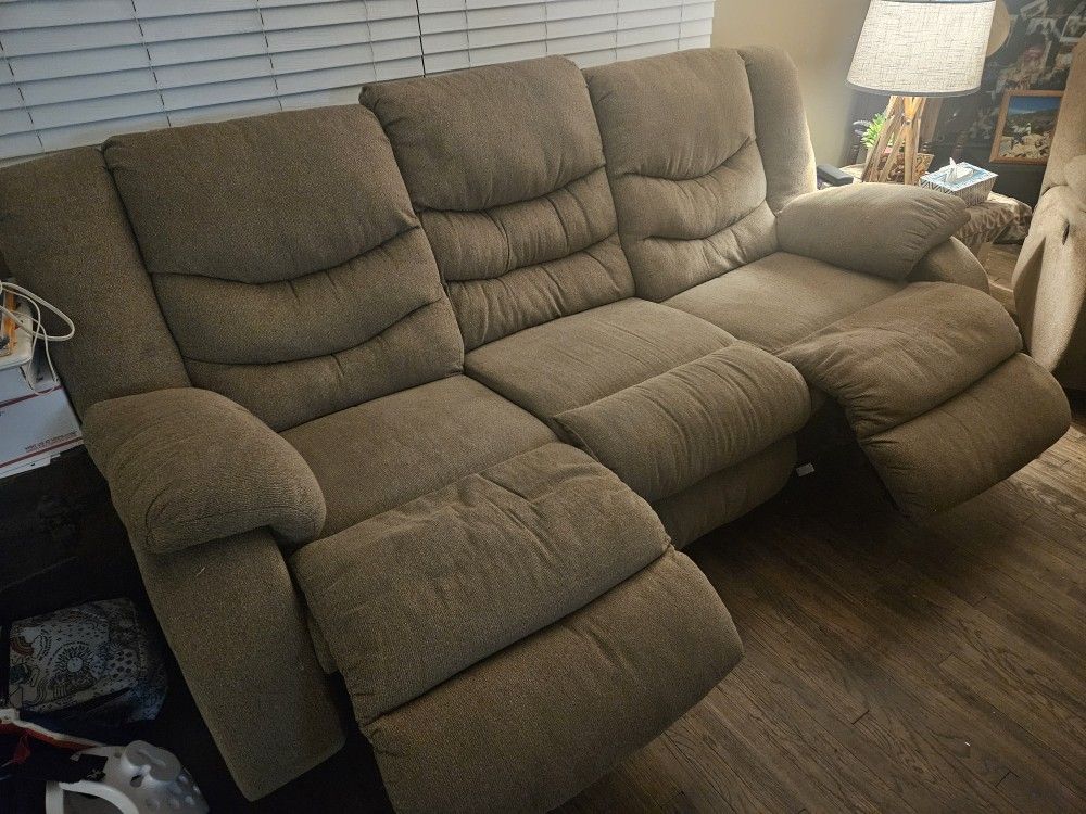 Dual Recliner Couch