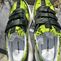 🔥 Daniel Patrick Neon Snake Strap Sneakers – Men’s Size 11 / EU 45 – Clean 🔥