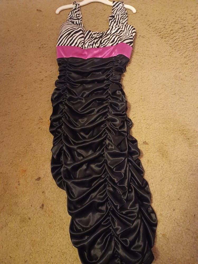 SEXY PINK ZEBRA PRINT DRESS NEED IT GONE NOW ITS A Small Up FOR Grabs Right Now MUST GO Now
