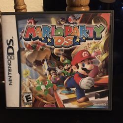 Mario Party D’s  Case & All Paper Work  Nintendo Ds  **read**