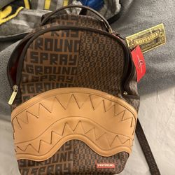 Spray ground backpack