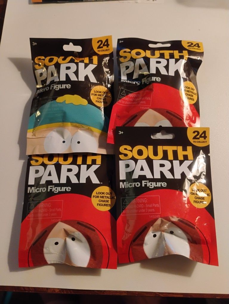New Set Of 4 South Park Figures -$2 Gets All