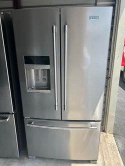 Maytag Fridge French Door Stainless Steel 36” width