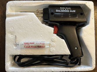 Vintage Radio Shack 100W Soldering Gun Kit w/ Box & Solder – Model 64-2193