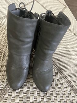 Grey boots size 7