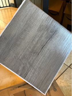 NEW Art3d Peel & Stick Rigid Vinyl Floor Tiles – Weathered Gray – Full Boxes of 30 tiles each