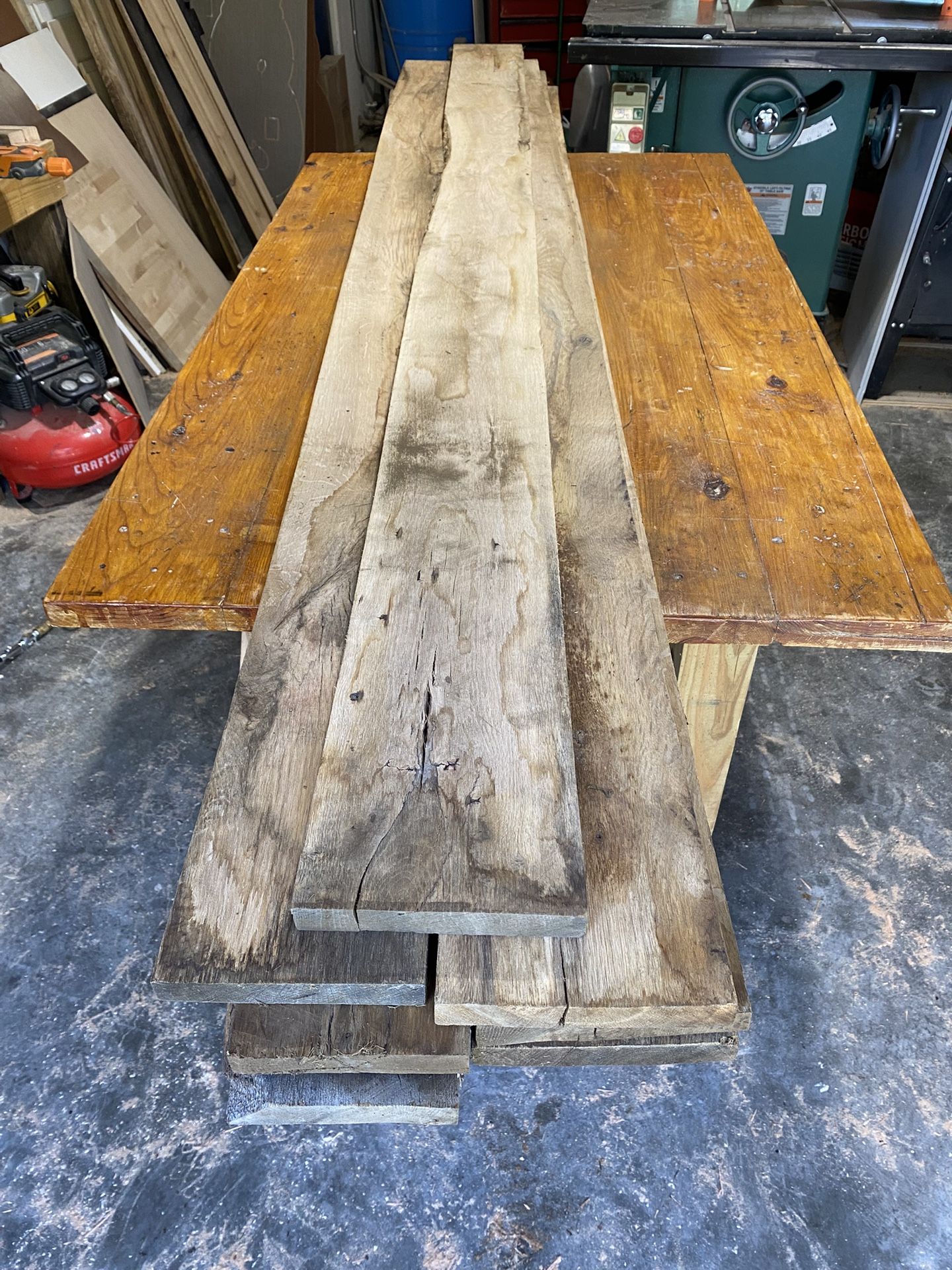 Old School White Oak -Skip Planed-