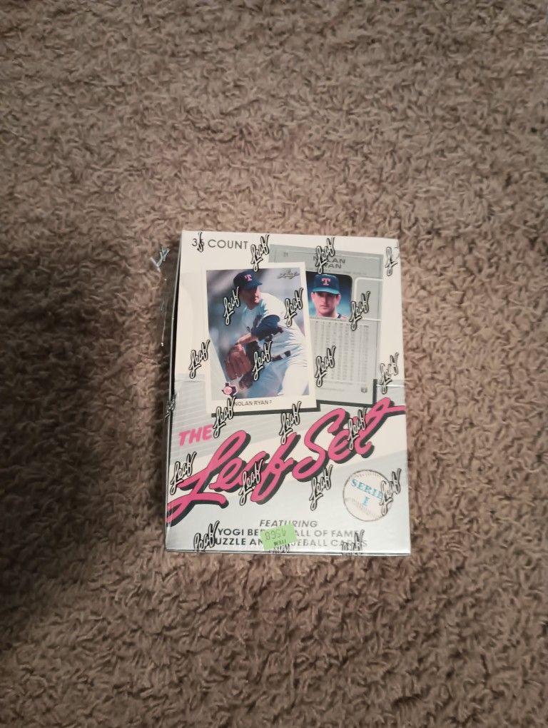 1990 Leaf Baseball Unopened Box