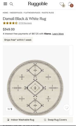 Ruggable Round 8’ Rug