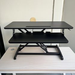 New In Box 35.5x24 Inch Height Adjustable From 5 To 20 Inches Max Height Standing Desktop Riser Stand Desk Desktop