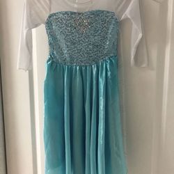 Elsa Frozen Halloween Costume (5-8)