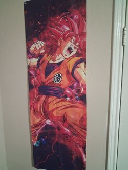 SS Red Son Goku Wall Poster