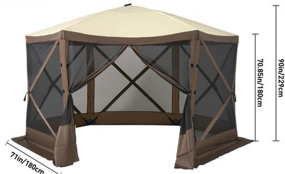 Pop-Up Screen House Gazebo Tent