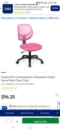 Pink Office Chair